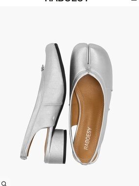 Raboesy Wrinkles Tabi Sandal Pumps